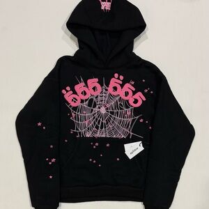 Black Spider Hoodie Size Small
